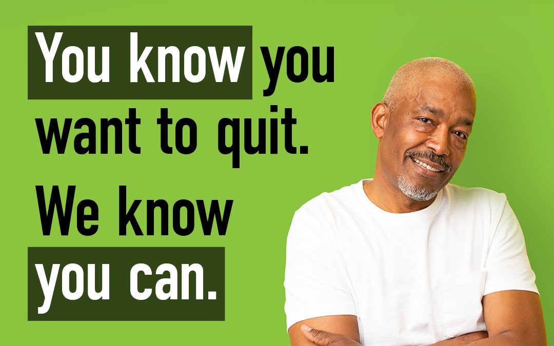 NHS Smoke free static resource - You know you want to quit. We know you can.
